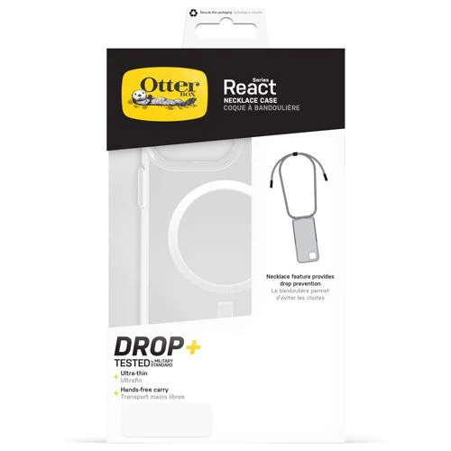 Capa Otterbox React + Cordão para Apple iPhone 15 Pro Max - Transparente - Image 5