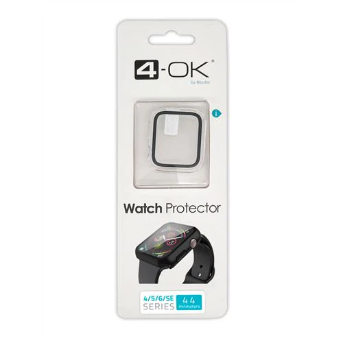 Capa Protetora de Ecrã 4-OK para Apple Watch - 44 mm - Transparente