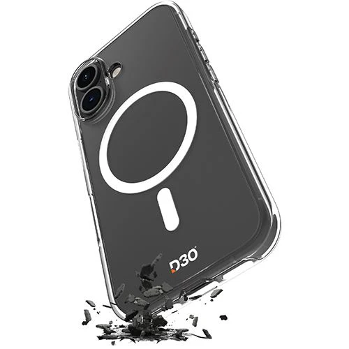 Capa Puro Impact Clear D3O® Bio para iPhone 17 - Transparente