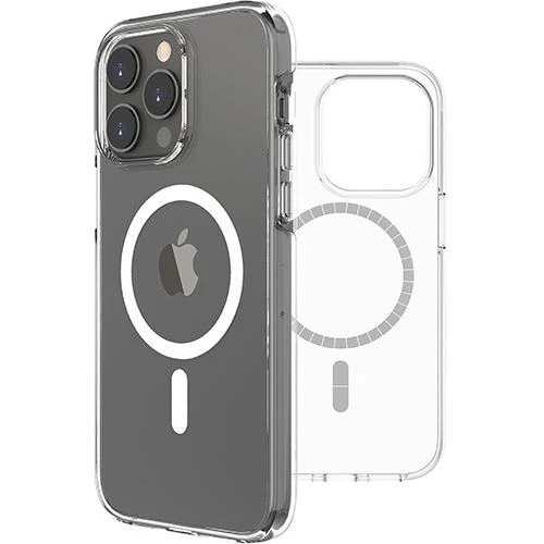 Capa Recycle-Tek Muvit com MagSafe para Apple iPhone 14 Pro - Transparente