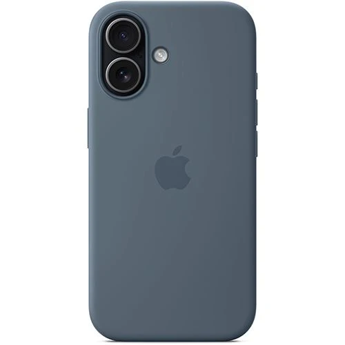 Capa Silicone Apple com MagSafe para iPhone 17 - Azul Âncora - Image 4