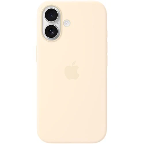 Capa Silicone Apple com MagSafe para iPhone 17- Baunilha
