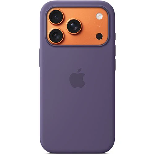 Capa Silicone Apple com MagSafe para iPhone 17 Pro - Roxo Névoa