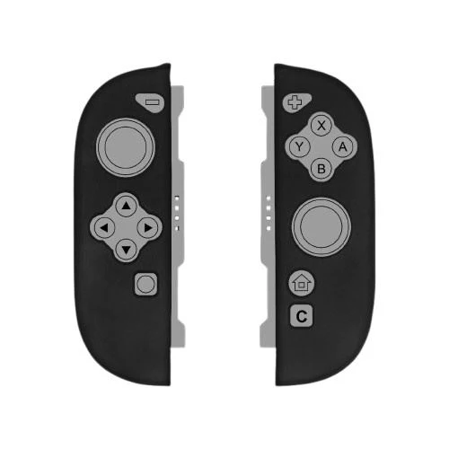 Capa Silicone Konix Joycon para Nintendo Switch 2 - Preto