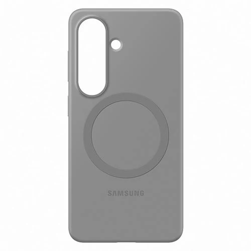 Capa Silicone Magnética Samsung para Galaxy S26 -  Cinzento