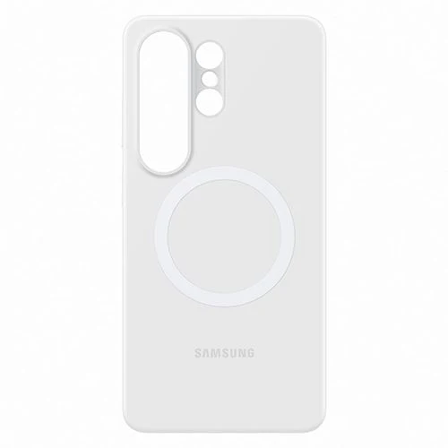 Capa Silicone Magnética Samsung para Galaxy S26 Ultra - Branco