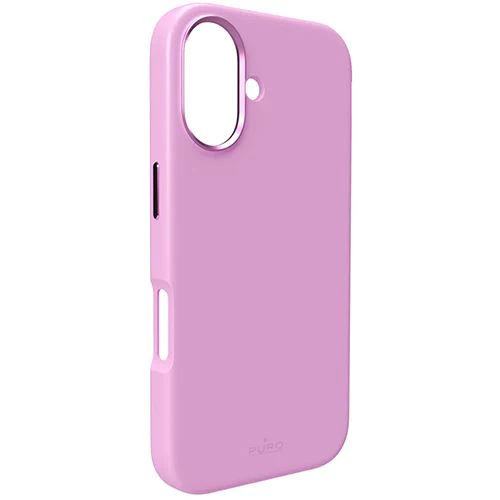 Capa Silicone Puro Icon Mag Pro para iPhone 16 Plus- Rosa (Coraltastic)