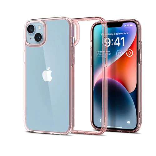 Capa Spigen Ultra Hybrid pata iPhone 14 - Rosa