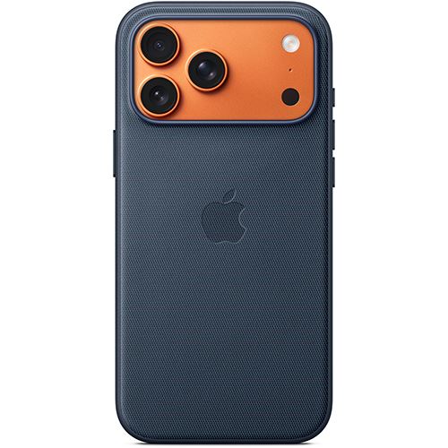 Capa Tecido TechWoven Apple com MagSafe para iPhone 17 Pro Max - Azul