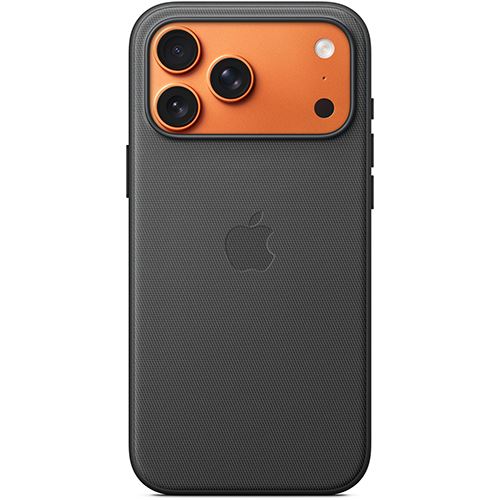 Capa Tecido TechWoven Apple com MagSafe para iPhone 17 Pro Max - Preto