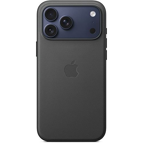 Capa Tecido TechWoven Apple com MagSafe para iPhone 17 Pro Max - Preto - Image 3