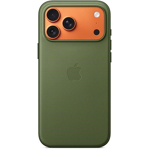 Capa Tecido TechWoven Apple com MagSafe para iPhone 17 Pro Max - Verde - Image 2