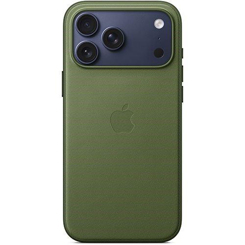 Capa Tecido TechWoven Apple com MagSafe para iPhone 17 Pro Max - Verde - Image 3