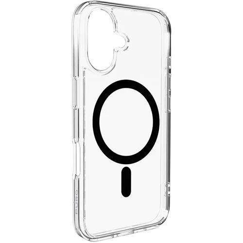 Capa TPU com MagSafe Puro Lite Mag para iPhone 17 - Transparente / Preto