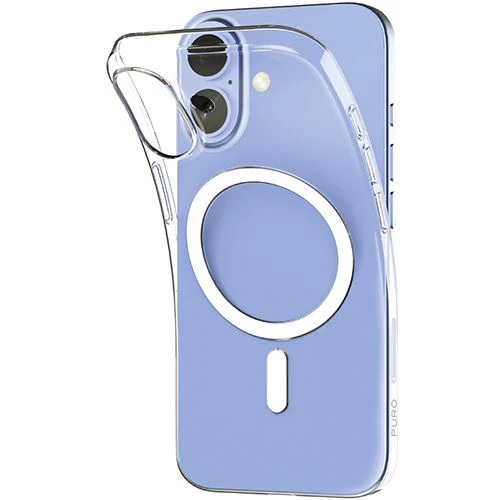 Capa TPU Puro Mag 0.3 para iPhone 17 - Transparente