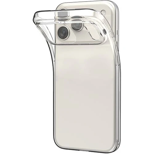 Capa TPU Puro Nude 0.3 para iPhone 17 Pro Max - Transparente