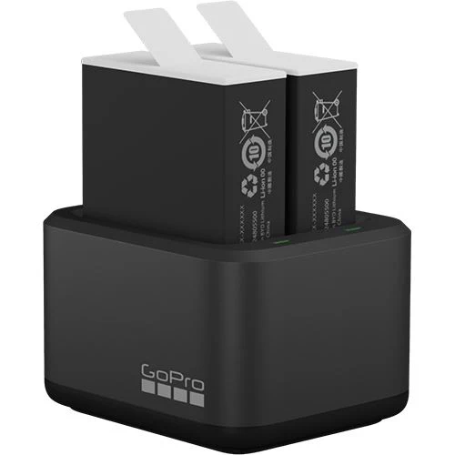 Carregador Duplo GoPro + 2x Baterias Enduro - Hero10 | Hero11