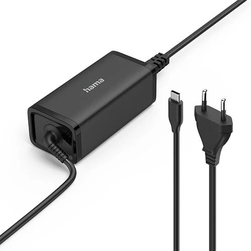 Carregador Hama USB-C Notebook Power 100W - Preto
