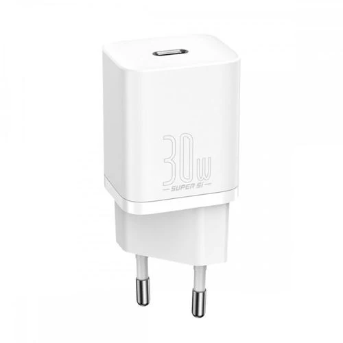 Carregador Rápido USB-C Baseus Super SI 30W - Branco