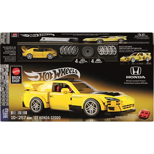 Carro Hot Wheels Speed '07 Honda S2000 - DIY - Mattel Brick Shop