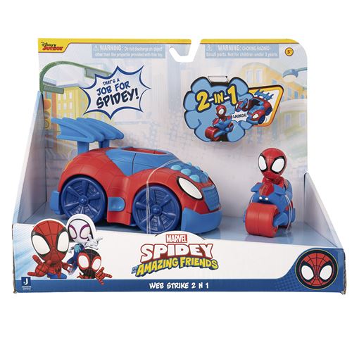 Carro Spidey Stealth Strike 2 In 1 - Toy Partner