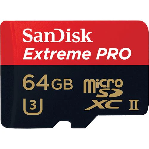 Cartão Micro SDXC SanDisk Extreme Pro 64GB UHS-II Classe 10