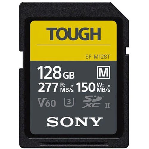 Cartão de Memória SDXC Sony Tough UHS-II Classe 10 - 128GB