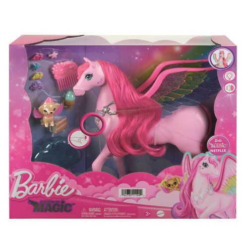 Cavalo Alado Barbie A Touch of Magic: Pegasus & Acessórios - Mattel