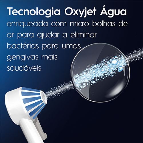 Centro Dentário Oral- B com Irrigador Bucal + Escova de Dentes Elétrica iO6 - Image 5