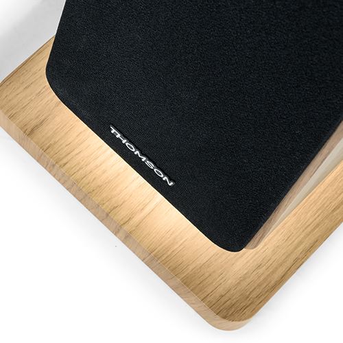 Coluna Bluetooth Thomson Cosy DS702 - Madeira / Preto - Image 3