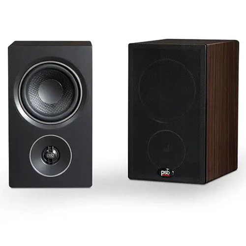 Colunas PSB Alpha P3 Colunas Compactas de Estante - Castanho nogueira
