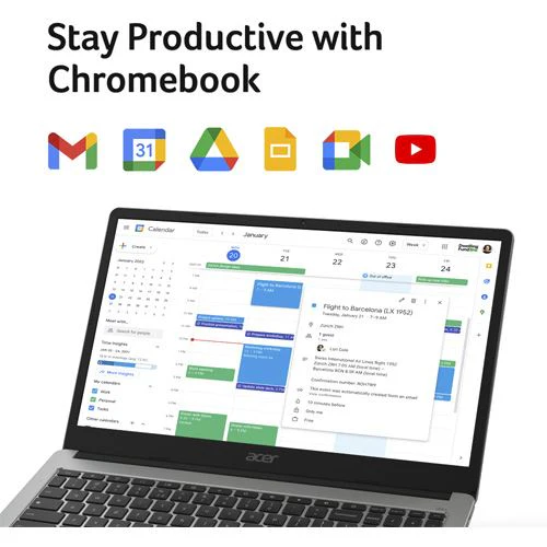 Computador Portátil Acer Chromebook 315 CB315-4H-C8M5 | 15" | Intel® Celeron® N4050 | 8GB | 128GB eMMC - Image 9