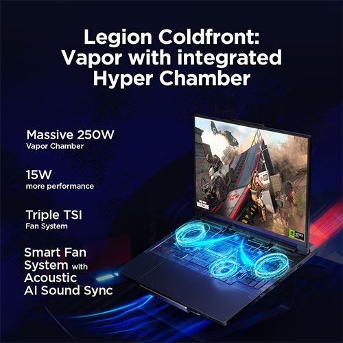 Computador Portátil Gaming Lenovo Legion Pro 7 16IAX10H-375 | OLED 16'' | GeForce RTX™ 5080 | Intel® Core™ Ultra 9 275HX | 32GB | 1TB SSD - Image 10
