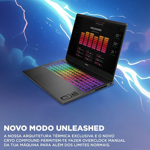 Computador Portátil Gaming OMEN MAX by HP 16-ak0002np | 16'' | GeForce RTX™ 5070 | AMD Ryzen™ AI 9 HX 375 | 32GB | 1TB SSD - Image 6