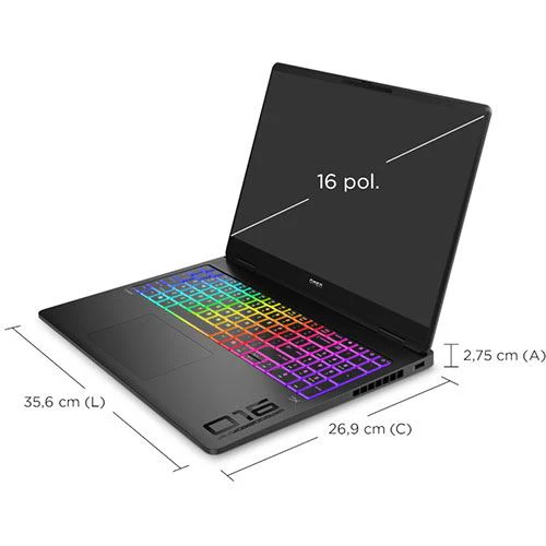 Computador Portátil Gaming OMEN MAX by HP 16-ak0004np | 16'' | GeForce RTX™ 5070 | AMD Ryzen™ AI 7 350 | 32GB | 1TB SSD - Image 3