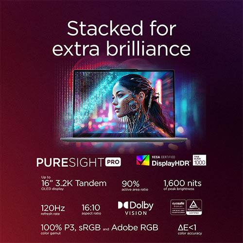 Computador Portátil Lenovo Yoga Pro 9 16IAH10-341 | OLED 16'' | NVIDIA® GeForce RTX™ 5060 | Intel® Core™ Ultra 9 285H | 32GB | 1TB SSD - Image 8