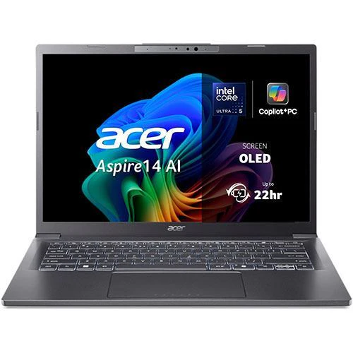 Computador Portátil Acer Aspire 14 AI A14-52M | COPILOT+ PC | OLED 14'' | Intel® Core™ Ultra 5 226V | 16GB | 512GB SSD