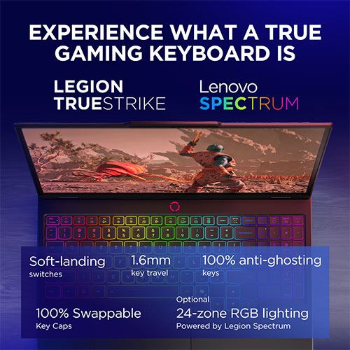 Computador Portátil Gaming Lenovo Legion 5 15IRX10-200 | OLED 15.1'' | GeForce RTX 5070 | Intel® Core™ i9-14900HX | 32GB | 1TB SSD - Image 11