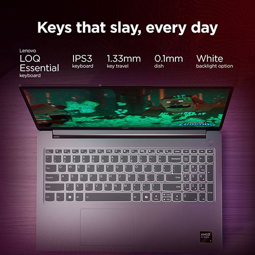 Computador Portátil Gaming Lenovo LOQ 15ARP10E-777 | 15,6'' | NVIDIA GeForce RTX™ 3050 | AMD Ryzen™ 7 170 | 16GB | 512GB SSD - Image 14
