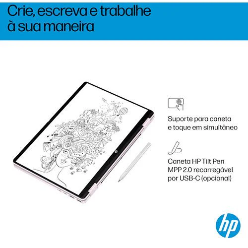 Computador Portátil HP OmniBook 5 Flip 14-fp0000np | 14'' | Intel® Core™ 7 150U | 16GB | 1TB SSD - Image 9