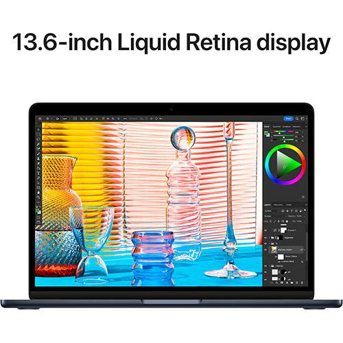 MacBook Air 13'' | 2022 | M2 | 8GB | 2TB SSD | GPU 10-Core | AC USB-C 67 W | Meia-Noite - Image 4