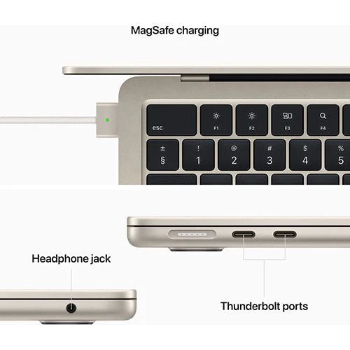 MacBook Air 13'' | 2022 | M2 | 8GB | 2TB SSD | GPU 10-Core | Luz das Estrelas - Image 6