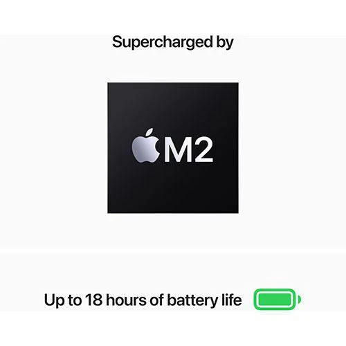 MacBook Air 13'' | 2022 | M2 | 8GB | 256GB SSD | GPU 10-Core | AC USB-C 35 W | Meia-Noite - Image 3