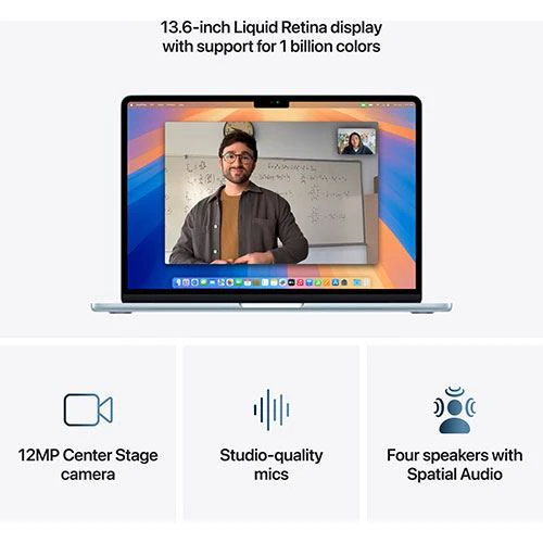 MacBook Air 13'' | 2025 | M4 10-core | 32GB | 2TB SSD | GPU 10-core - Azul-Céu - Image 6