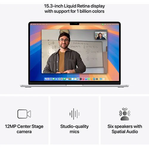 MacBook Air 15'' | 2025 | M4 10-core | 16GB | 1TB SSD | GPU 10-core - Prateado - Image 6