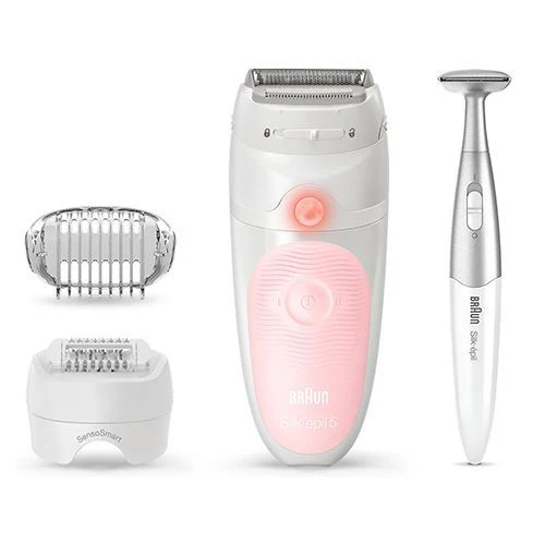 Depiladora Braun Silk Epil S5 5820 - Branco | Rosa - Outlet - Grade A