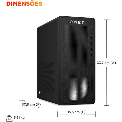 Desktop Gaming Omen by HP 16L TG03-0038np | NVIDIA® GeForce RTX™ 5060 | AMD Ryzen™ 5 8400F | 32GB | 1TB SSD - Image 4