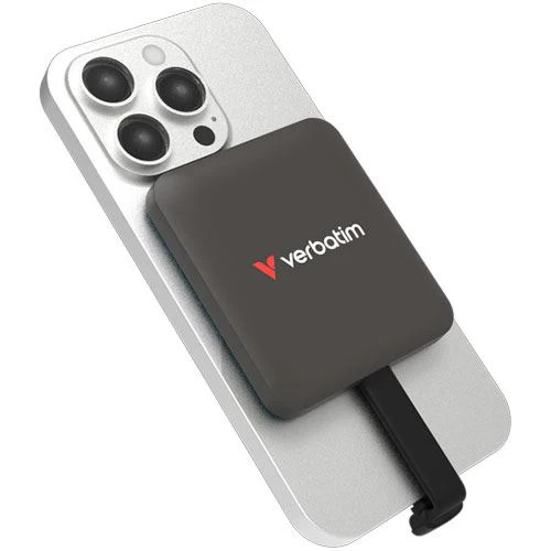 Disco Externo SSD Verbatim Snapback Magsafe 1TB - Cabo USB-C Moca Metálico - Image 2