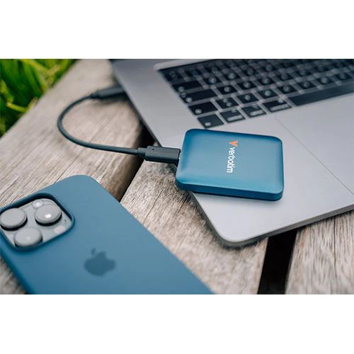 Disco Externo SSD Verbatim Snapback Magsafe 2TB - Cabo USB-C Azul - Image 5