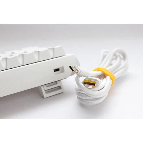 Teclado Gaming Mecânico Ducky ONE 3 Classic Mini Pure White RGB - Layout PT - MX Red - Image 4